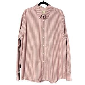 Eddie Bauer Men's sz XLTall Wrinkle Resistant 100% Cotton LS Shirt